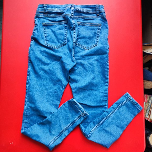 George stretch blue jegging women's size 6 - Picture 3 of 6